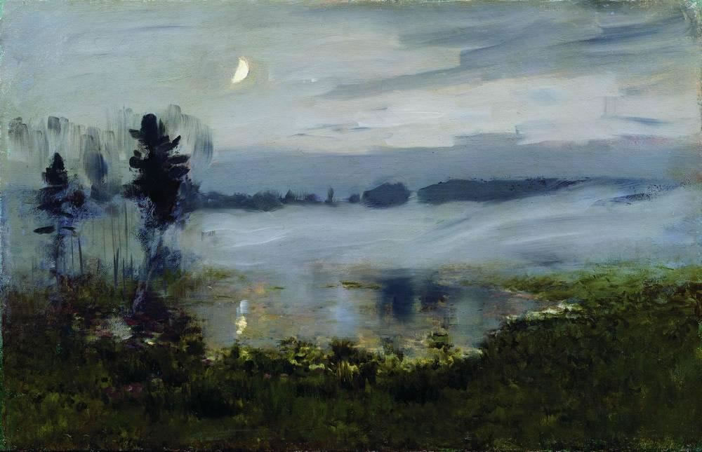 Исаак Левитан. Туман над водой. 1890-е