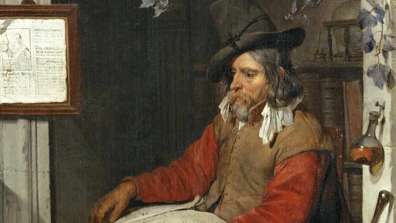 Габриель Метсю. Аптекарь. Около 1661