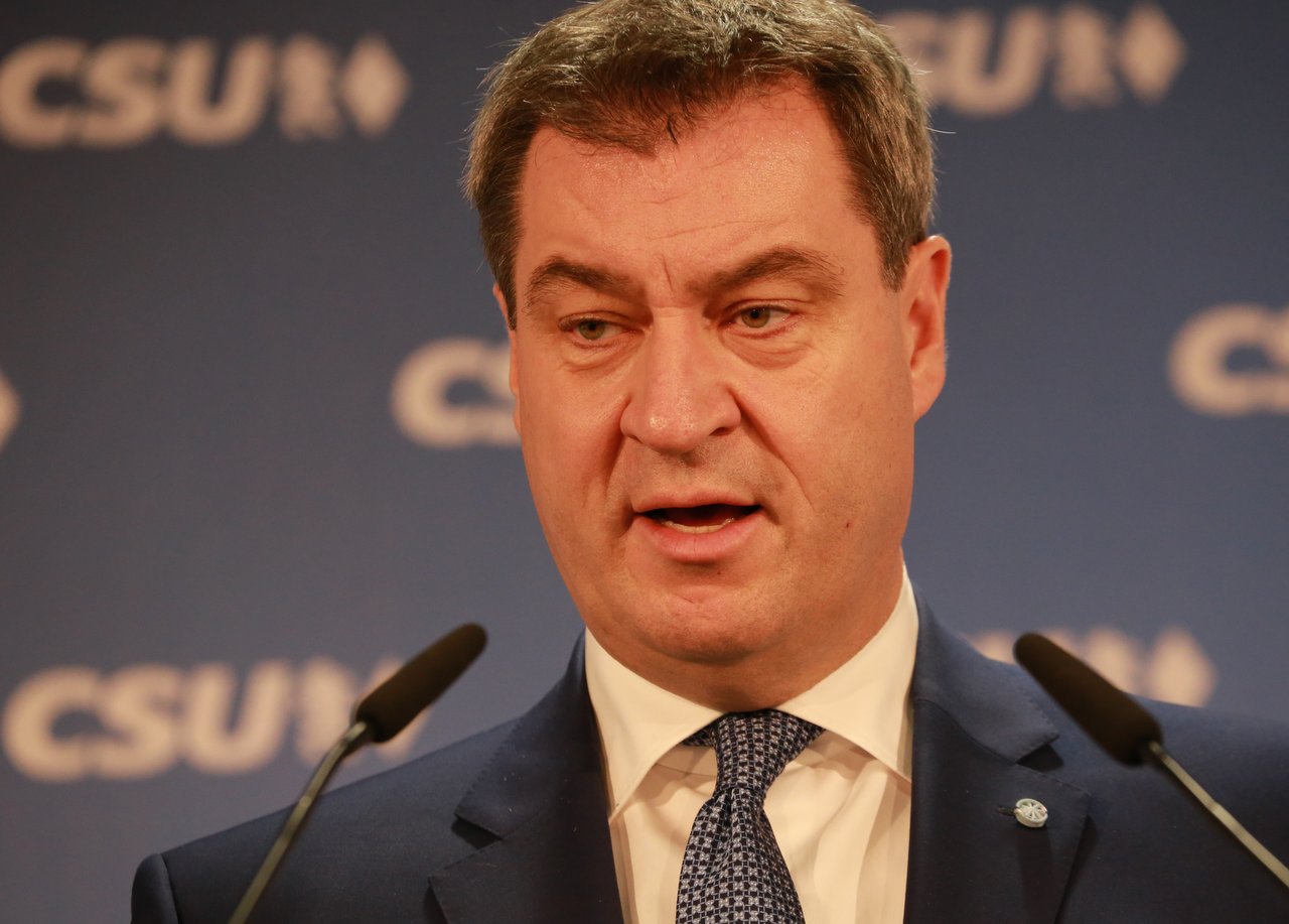 Лидер немецкой партии ХСС Маркус Зедер