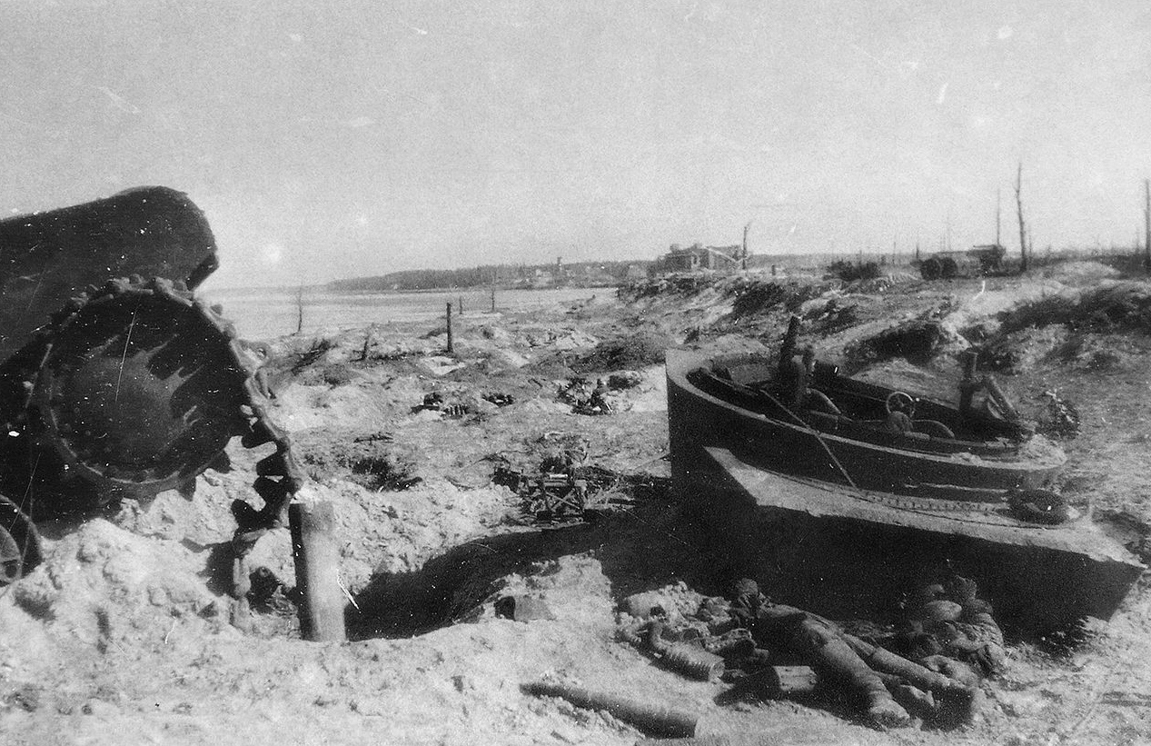 После боя на Невском пятачке. 27 апреля 1942 года