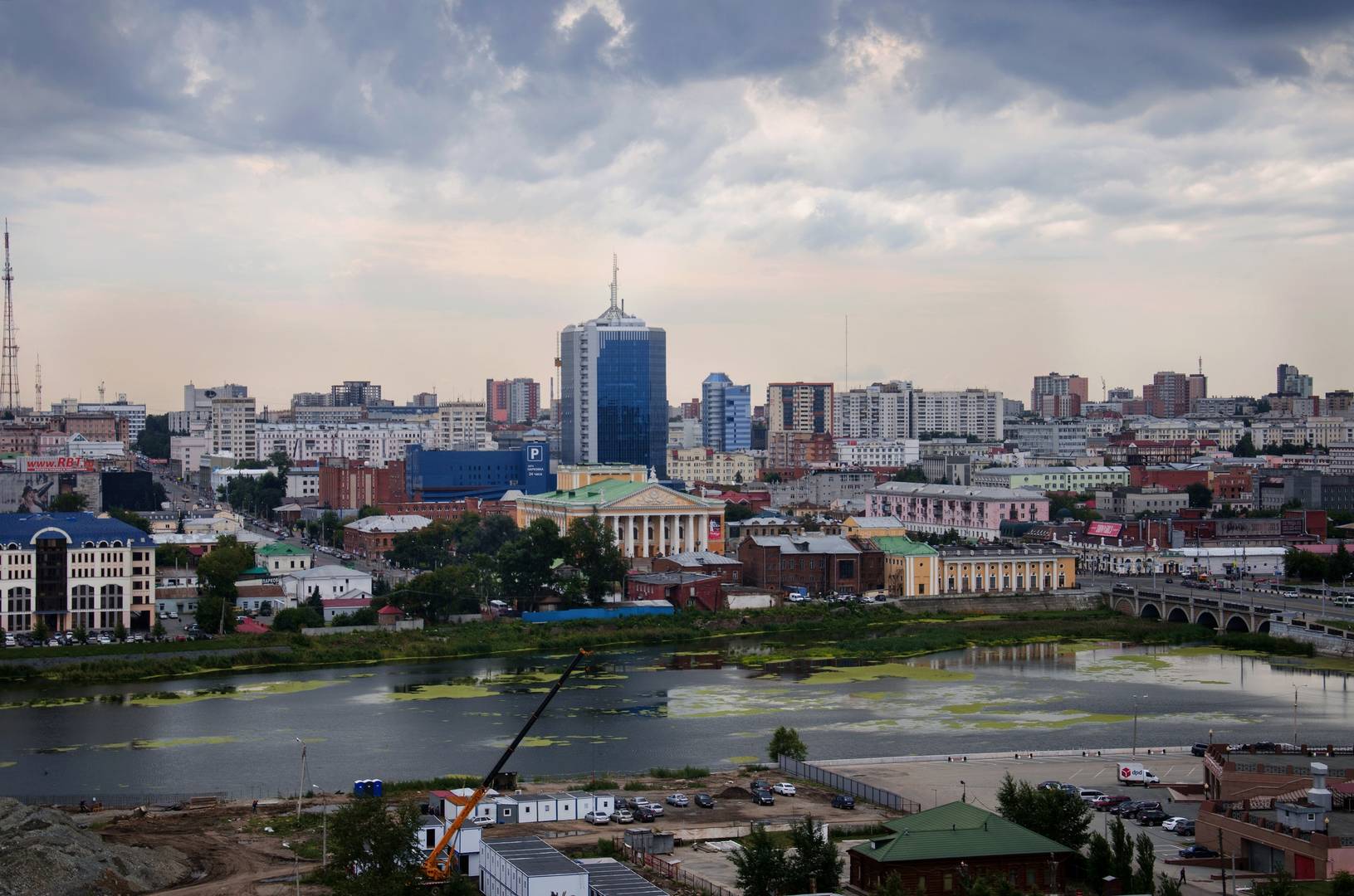 Челябинск. Набережная реки Миасс