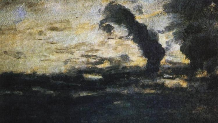 Исаак Левитан. Облачное небо. 1893