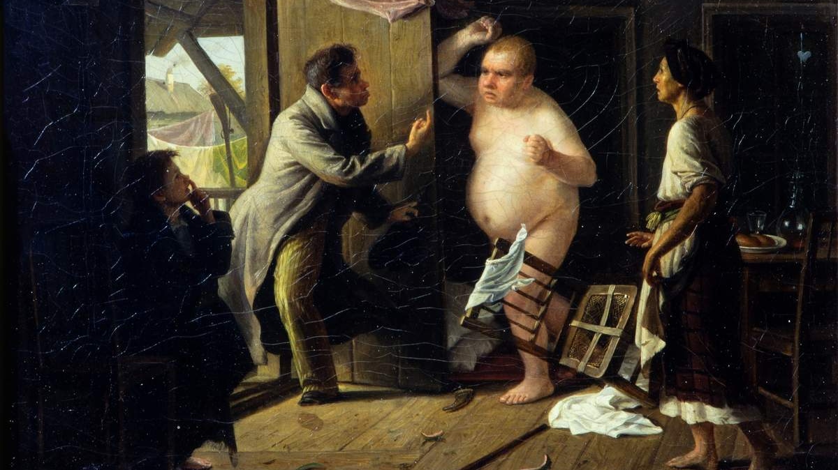 Сергей Грибков. Ссора Ивана Ивановича с Иваном Никифоровичем. 1864