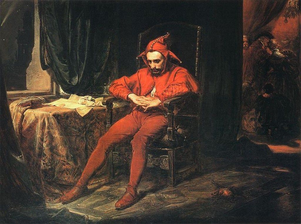 Ян Матейко. Станчик (Придворный шут Станислав Гуска). 1862