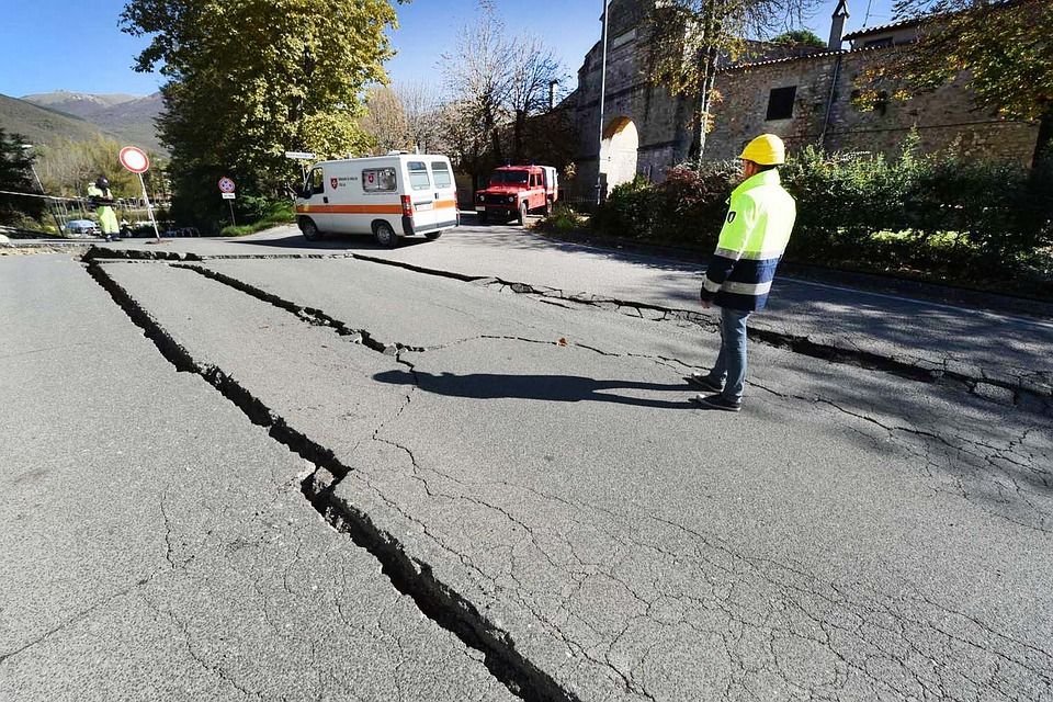 Последствия землетрясения. Италия