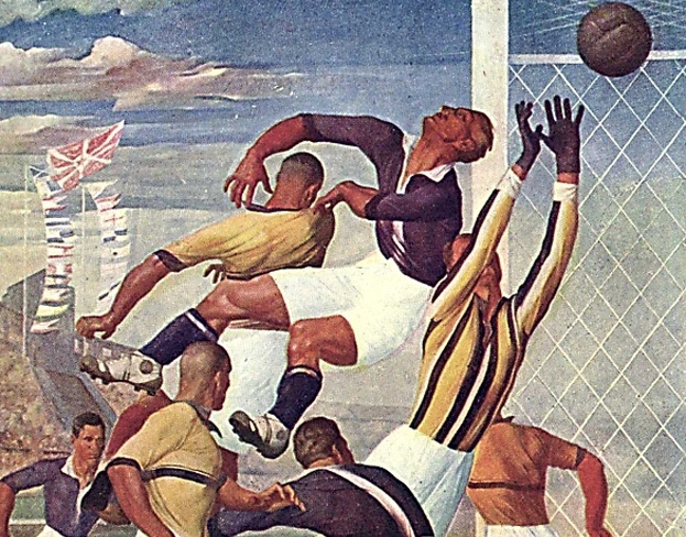 Николай Дормидонтов. Спартакиада Балтфлота. Фрагмент. 1933