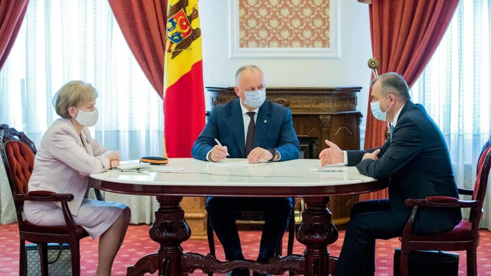Совещание у президента Молдавии