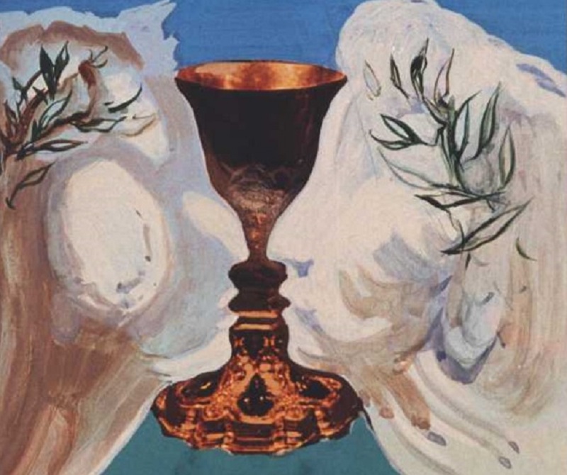 Сальвадор Дали. Золотая чаша (фрагмент)