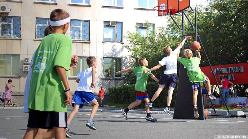 Баскетбольная секция в поселке Горноуральский, Свердловская область
