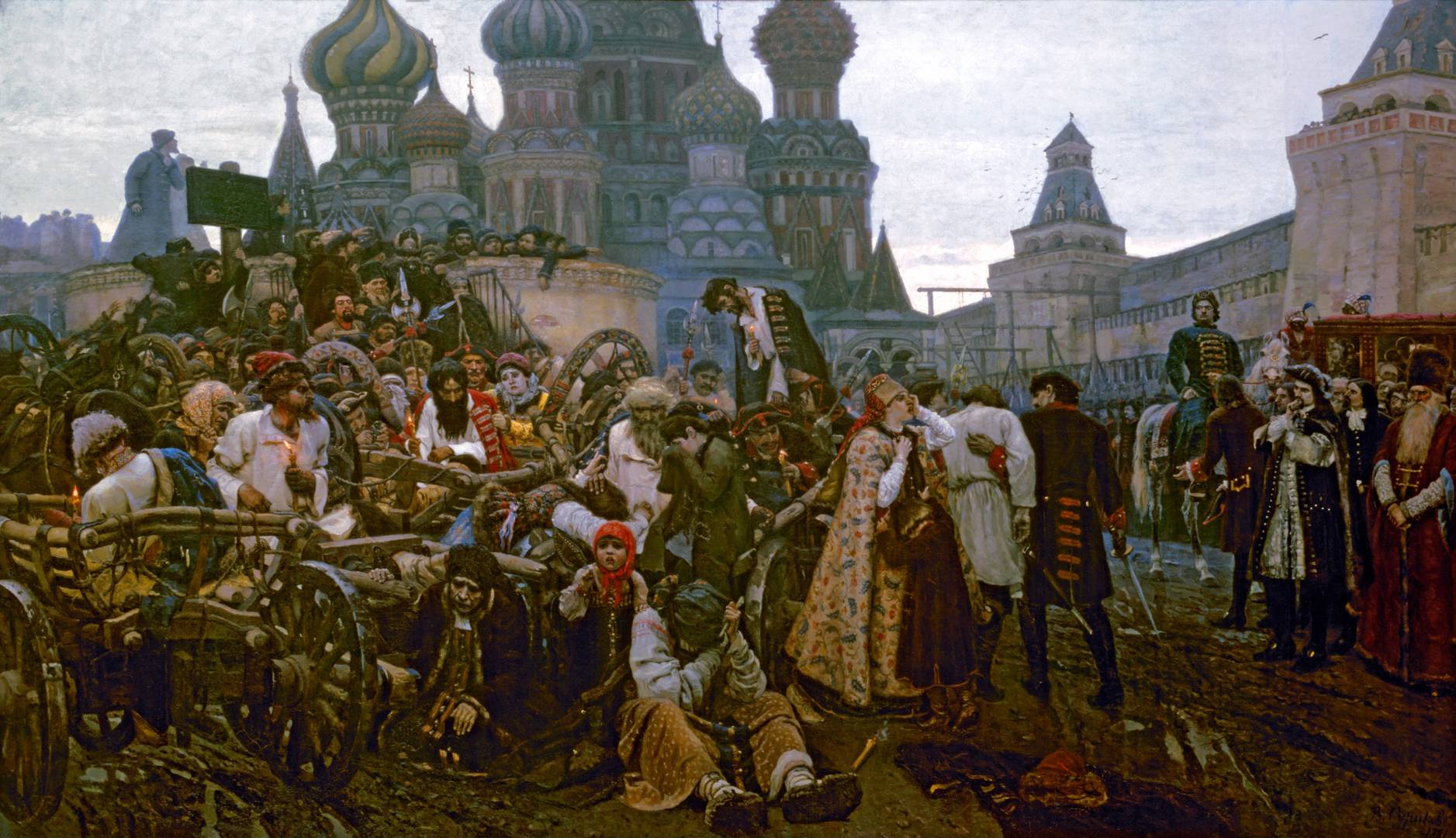 Василий  Суриков. Утро стрелецкой казни. 1881