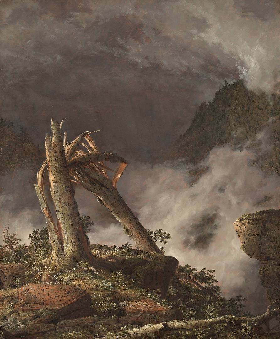Фредерик Эдвин Чёрч. Буря в горах. 1847