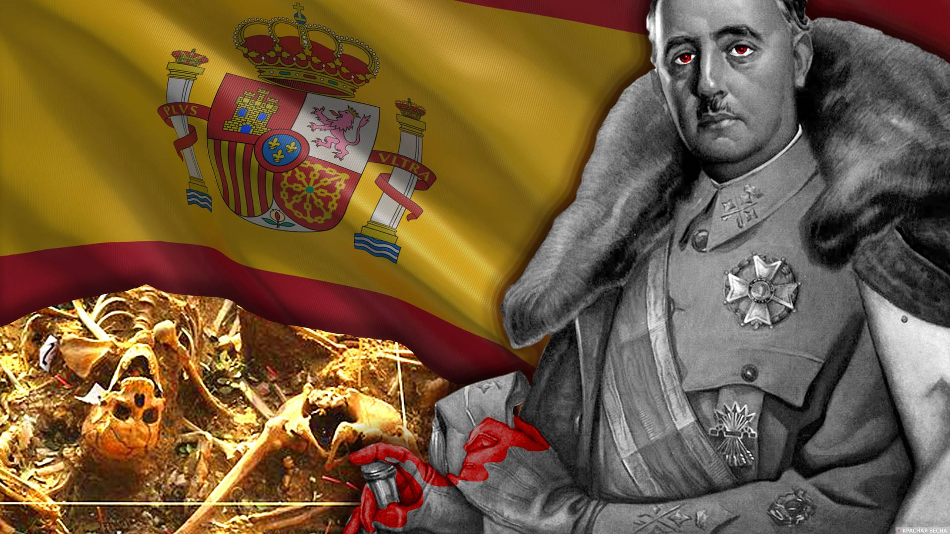 Франко в испании