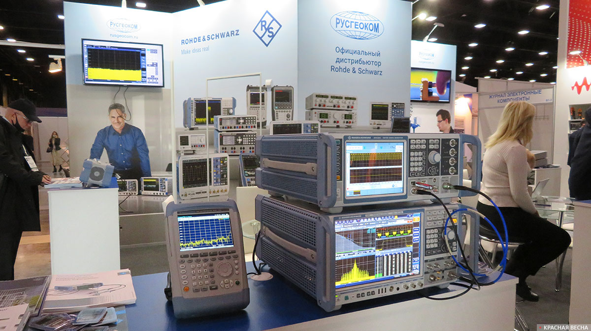 Rohde & Schwarz (Германия) разрабатывает продукцию в области контрольно-измерительных решений, телерадиовещания и мультимедиа, авиации, кибербезопасности