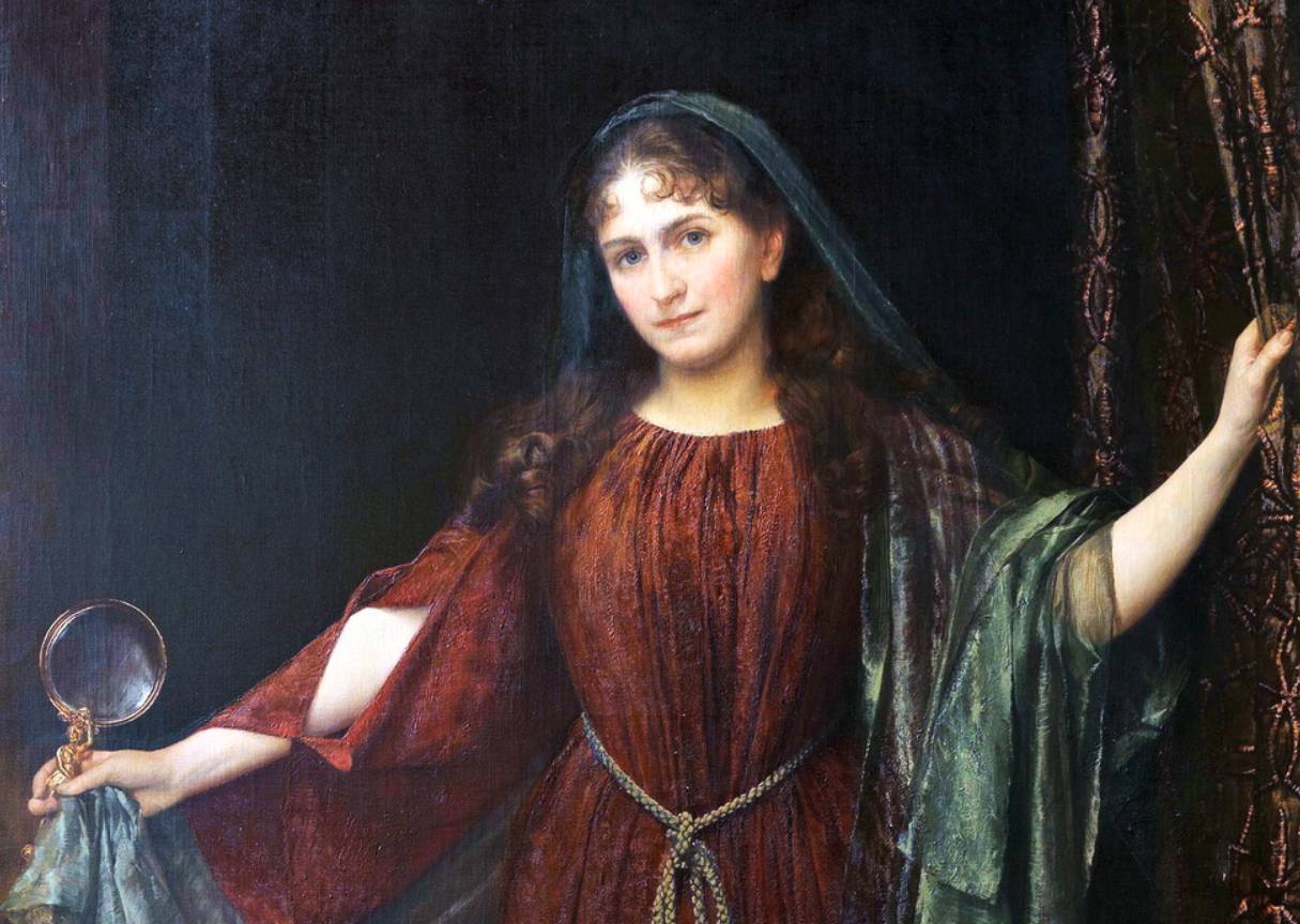 Франц фон Мач. Катарина Шратт как «женщина-правда». 1895