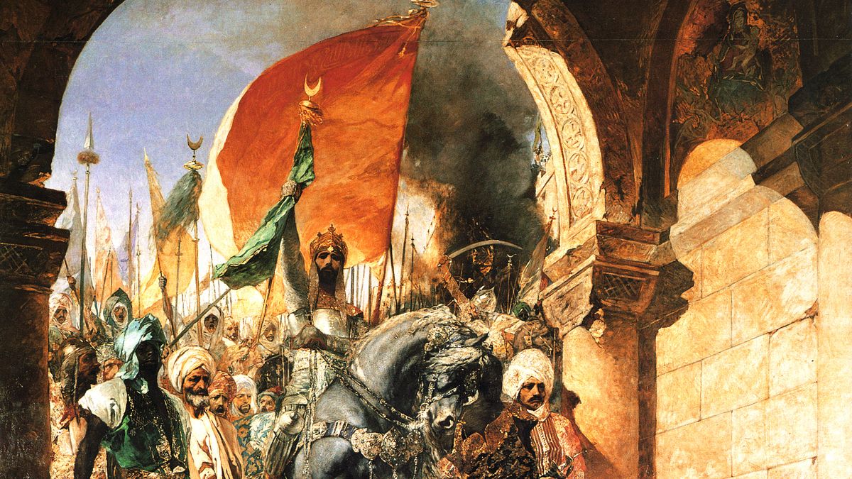 Жан-Жозеф Бенжамен-Констан. Торжественный въезд турецкого султана в покорённый Константинополь. 1876