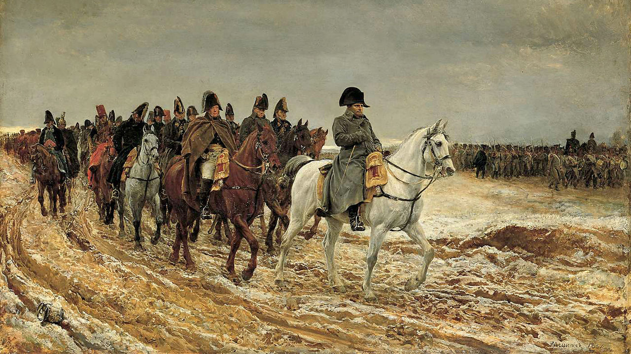Леон Огюстен Лермитт. Французская кампания 1814 года (фрагмент). 1861