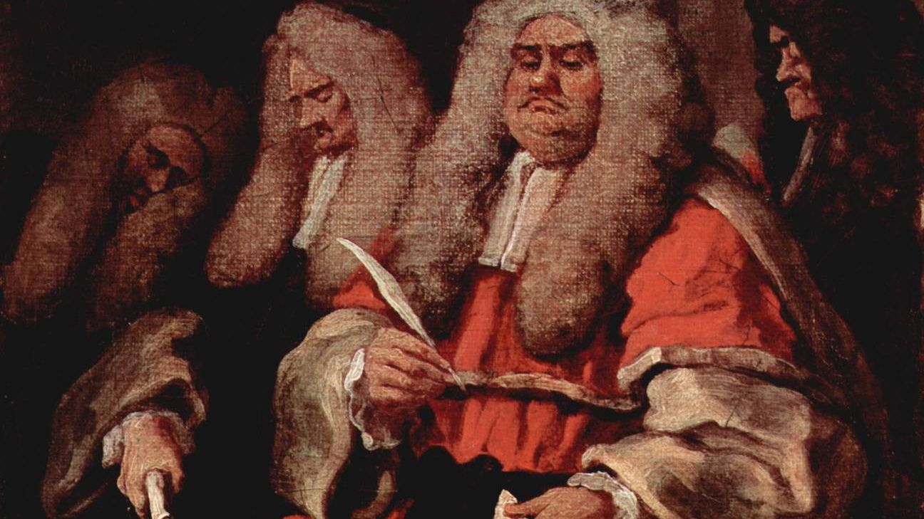Уильям Хогарт. Суд. 1758