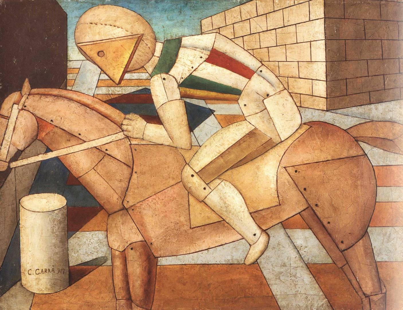 Карло Карра. Всадник с Запада. 1917