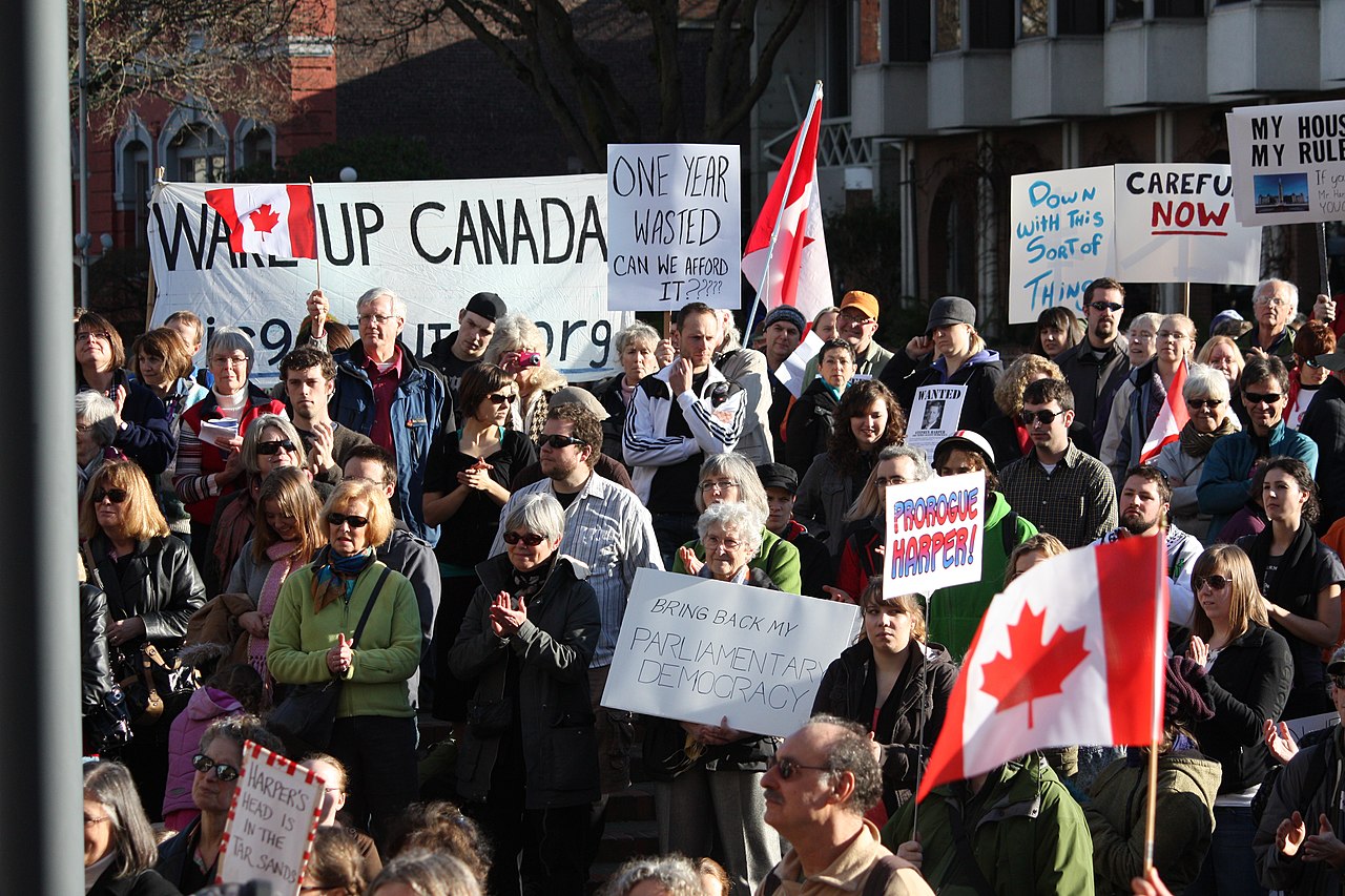 Протест в Канаде