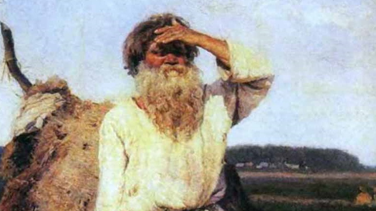 Василий Суриков. Старик-огородник. 1882