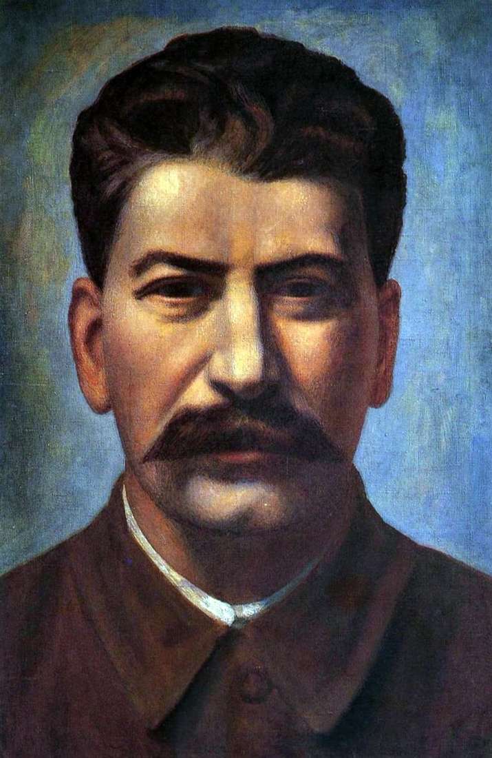Павел Филонов. И.В.Сталин. 1936