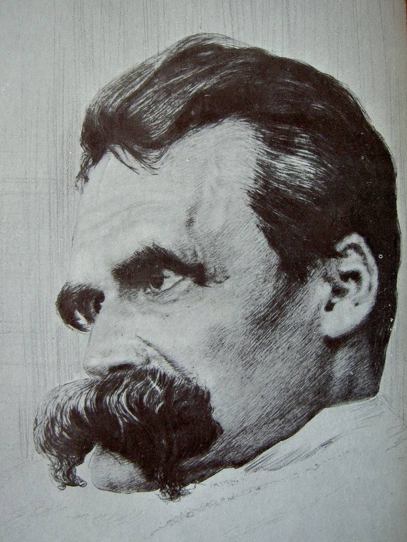  Ганс Ольде. Портрет Фридриха Ницше. 1900