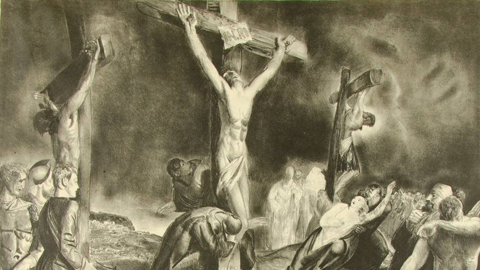 Джордж Уэсли Беллоуз. Распятие Христа. 1923
