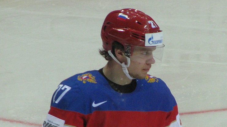 Артемий Панарин в составе сборной России по хоккею