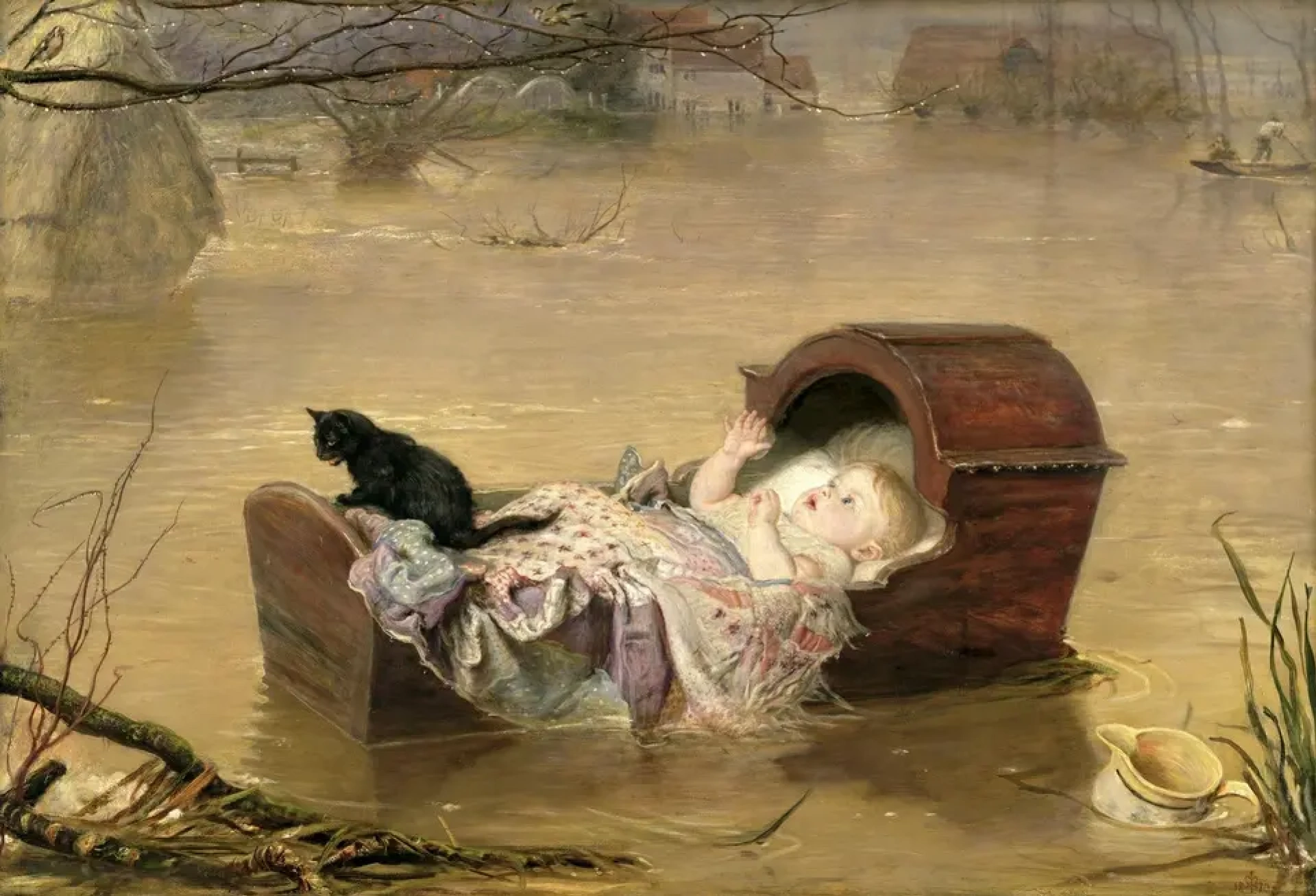 Джон Милле. Наводнение. 1870