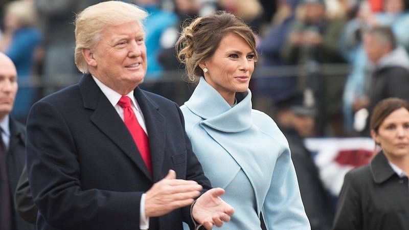 Президент США Дональд Трамп и его супруга Меланья