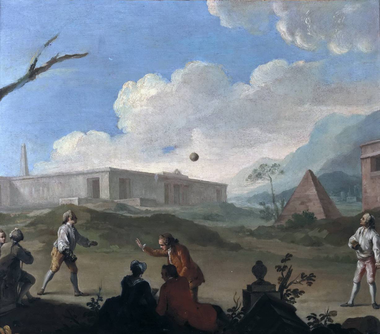 Шарль Жозеф Флипар. Игры с мячом. 1796