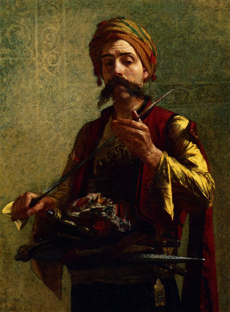 Фрэнсис Дэвис Миллет. Турецкий солдат. 1878