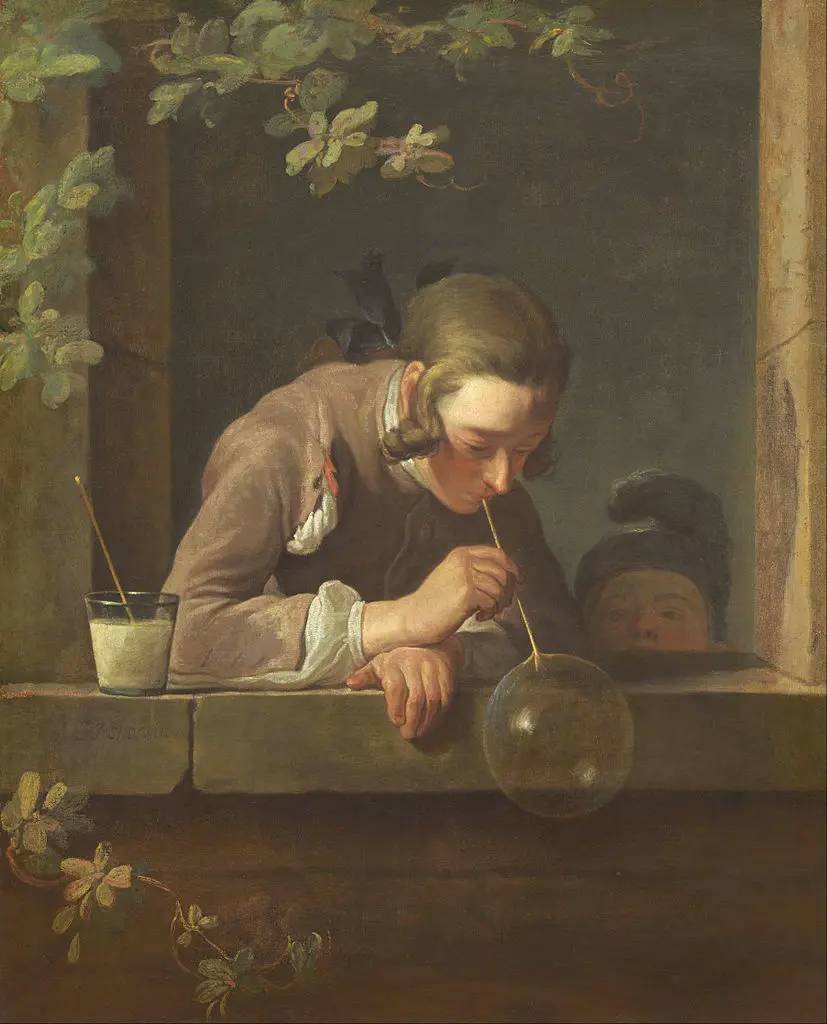 Жан Батист Симеон Шарден. Мыльные пузыри. 1734