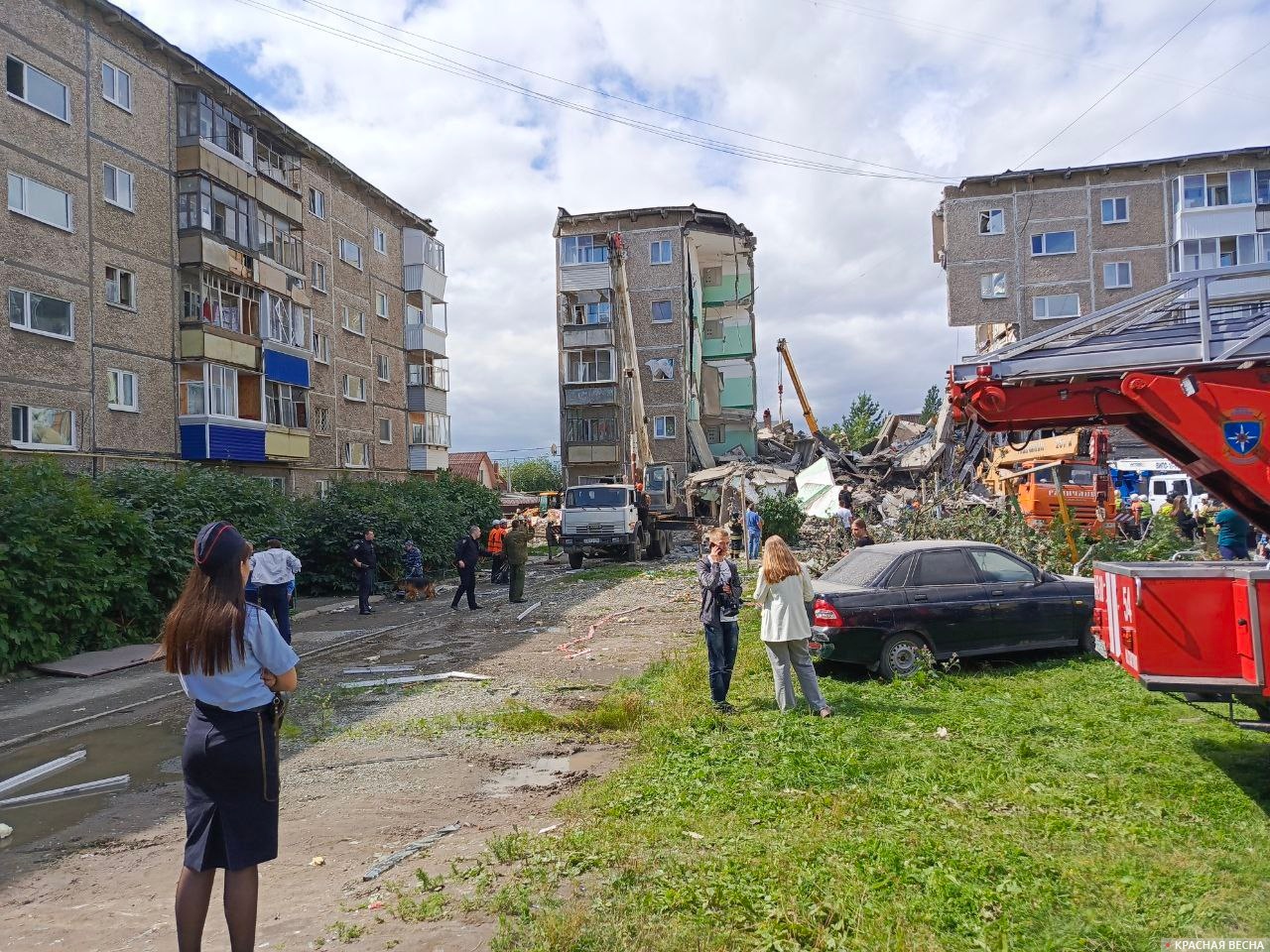 Обрушение части дома в Нижнем Тагиле