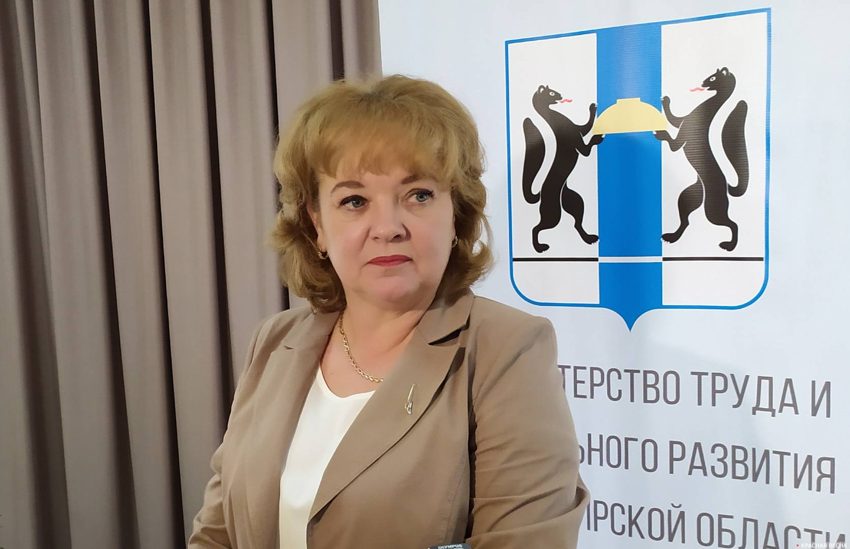 Заместитель министра труда и социального развития Новосибирской области Лада Шалыгина
