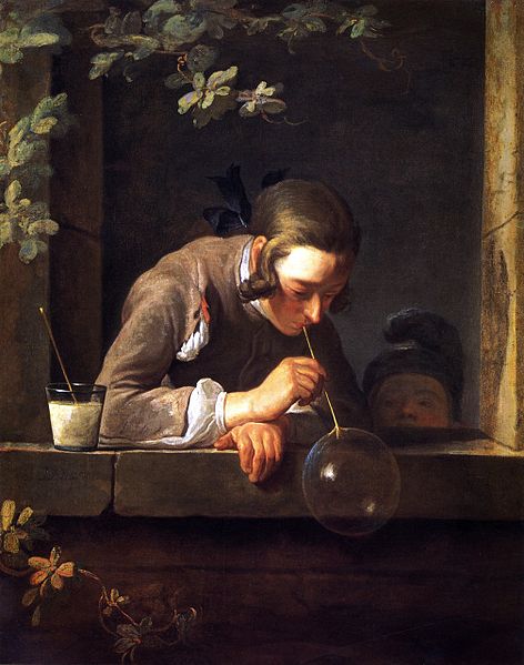 Жан-Батист Симеон Шарден. Мыльные пузыри. 1733-1735