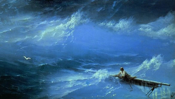 Иван Константинович Айвазовский. Буря на Ледовитом океане. 1861