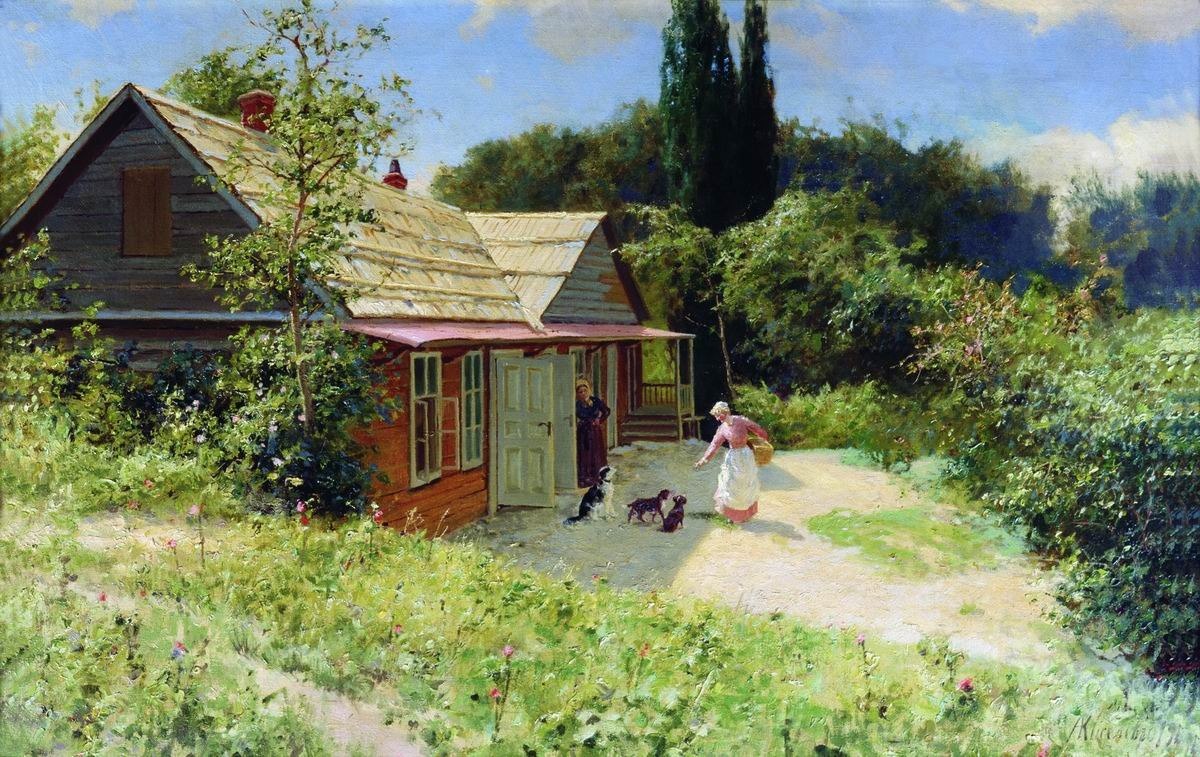 Александр Киселёв. Осень. Дача в Крыму. 1906