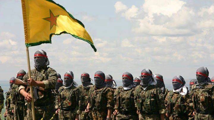 Бойцы-курды. Сирия