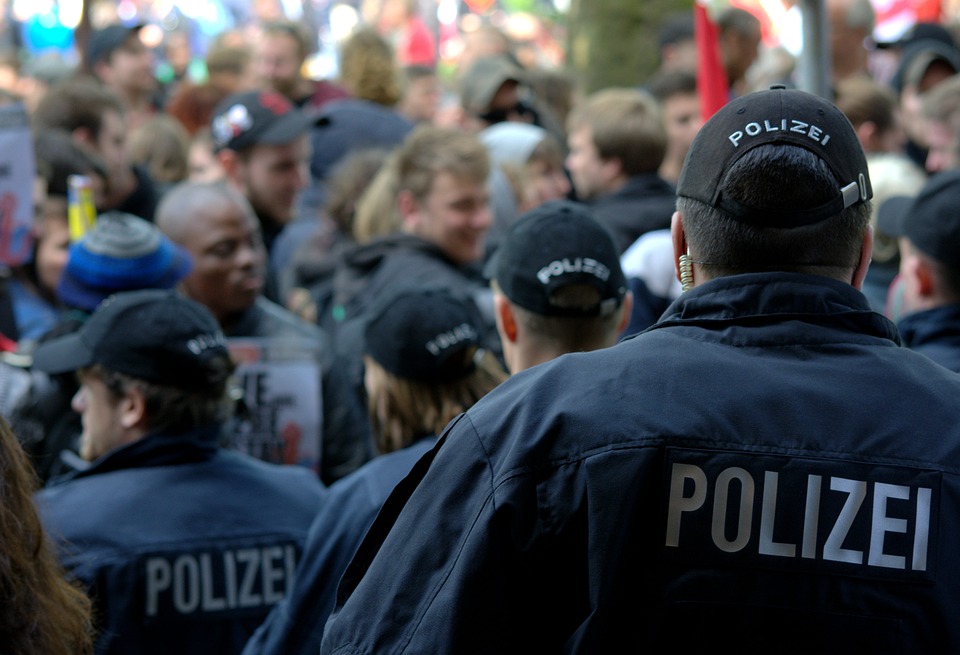 Полицейские Гамбурга