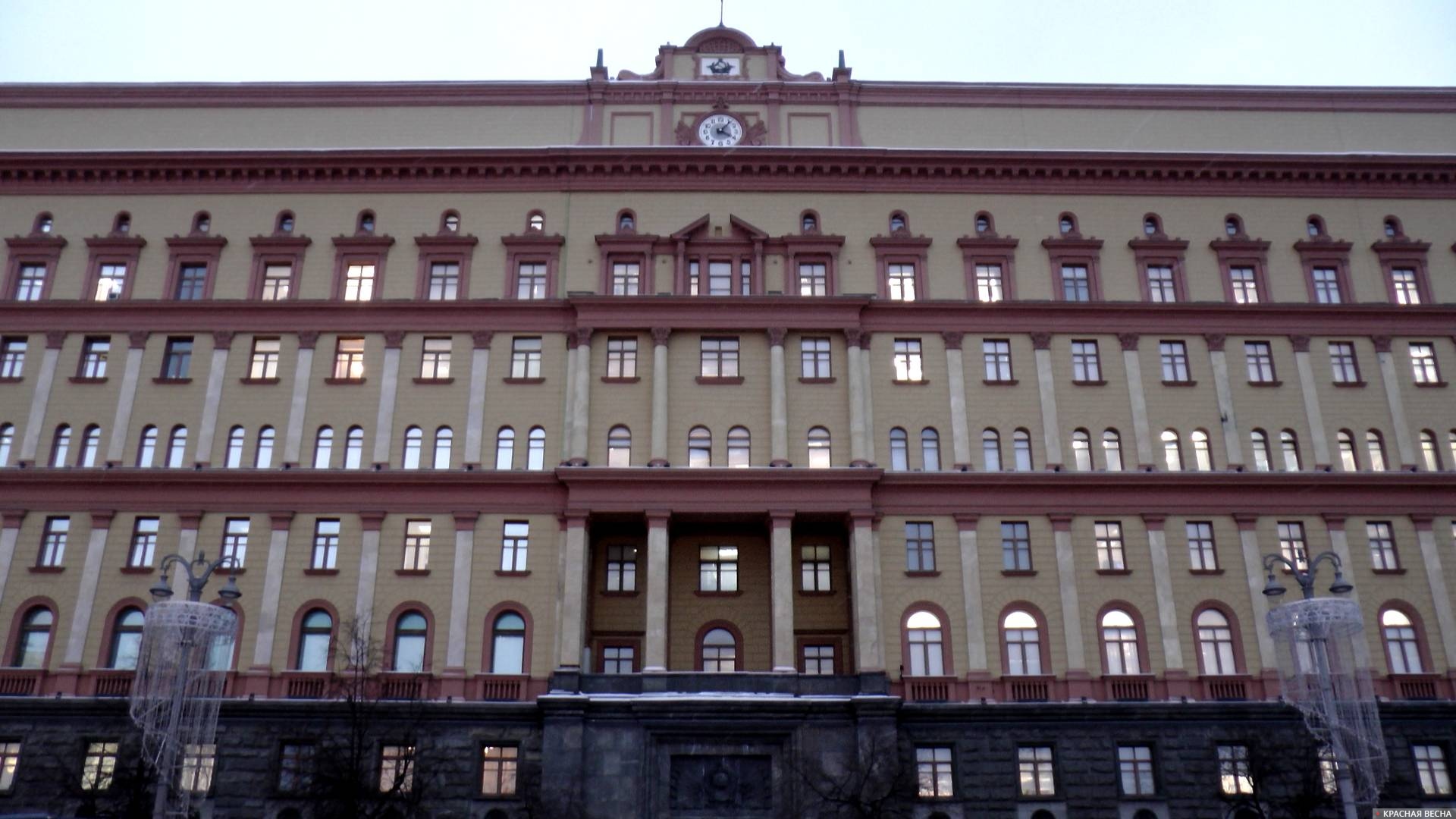 Здание ФСБ на Лубянской площади. Москва
