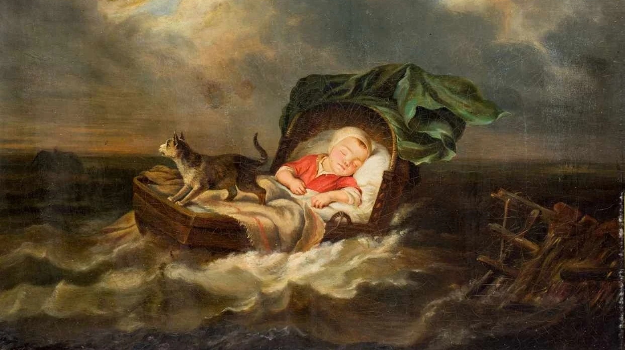 Джон Эверетт Милле. Наводнение в Бисбосе. 1870