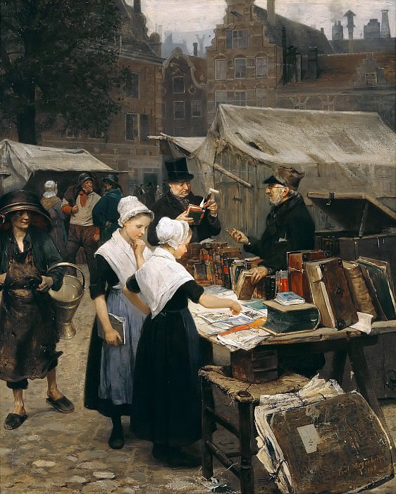 Пауль Фридрих Мейерхейм. Амстердамский продавец антиквариата. 1869