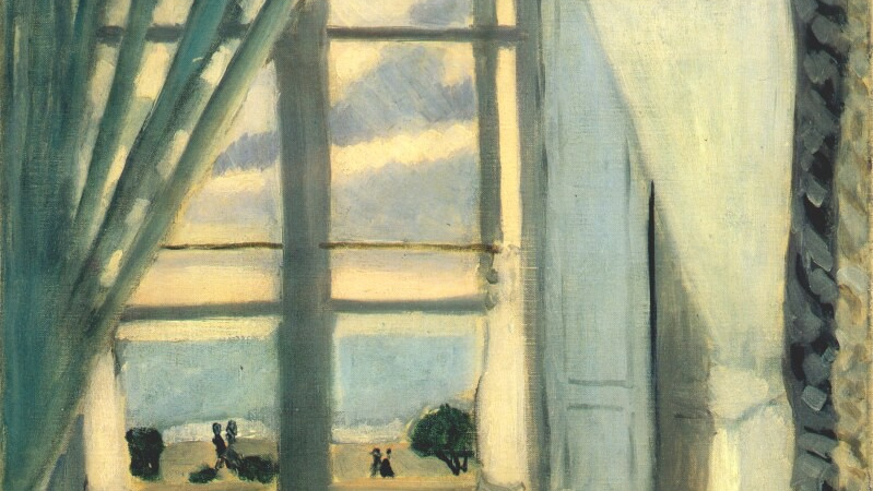 Анри Матисс. Закрытое окно (фрагмент). 1918-1919