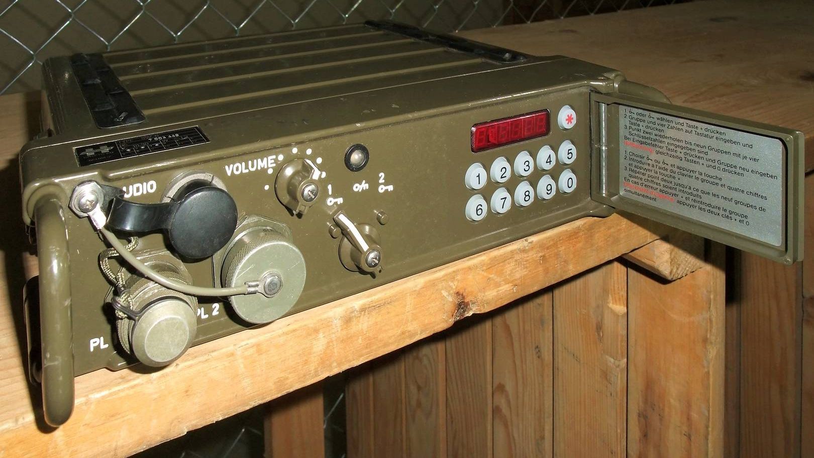 Швейцарская радиостанция SE-412, использующая шифрование Crypto AG