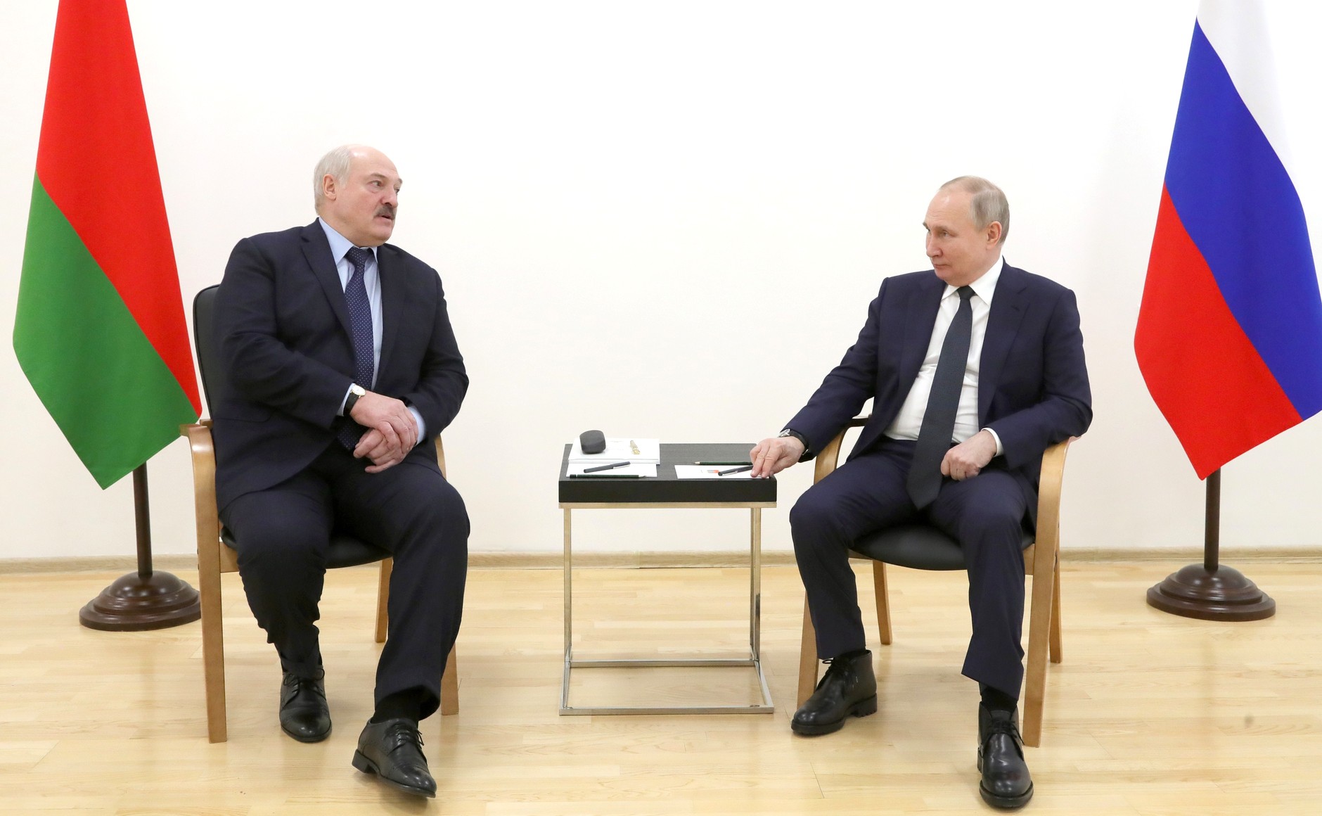 Встреча Владимира Путина С Президентом Белоруссии Александром Лукашенко.