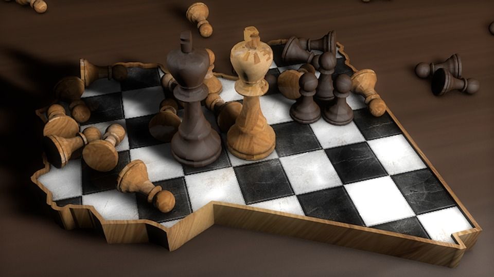 Ливия в виде шахматной доски