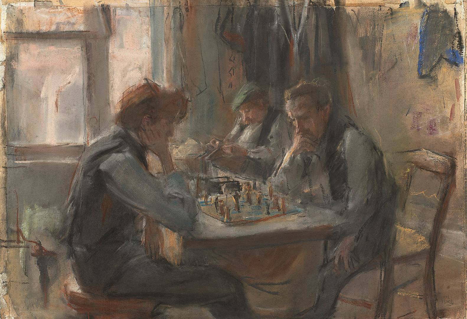 Исаак Исраэльс. Шахматисты. Между 1875 и 1922