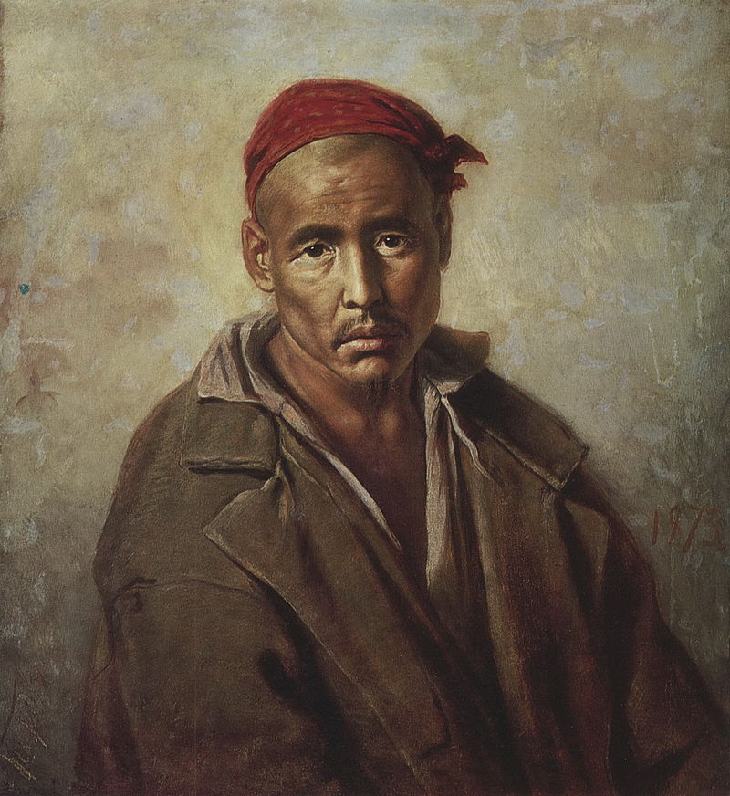 Василий Перов. Голова киргиза-каторжника. 1873