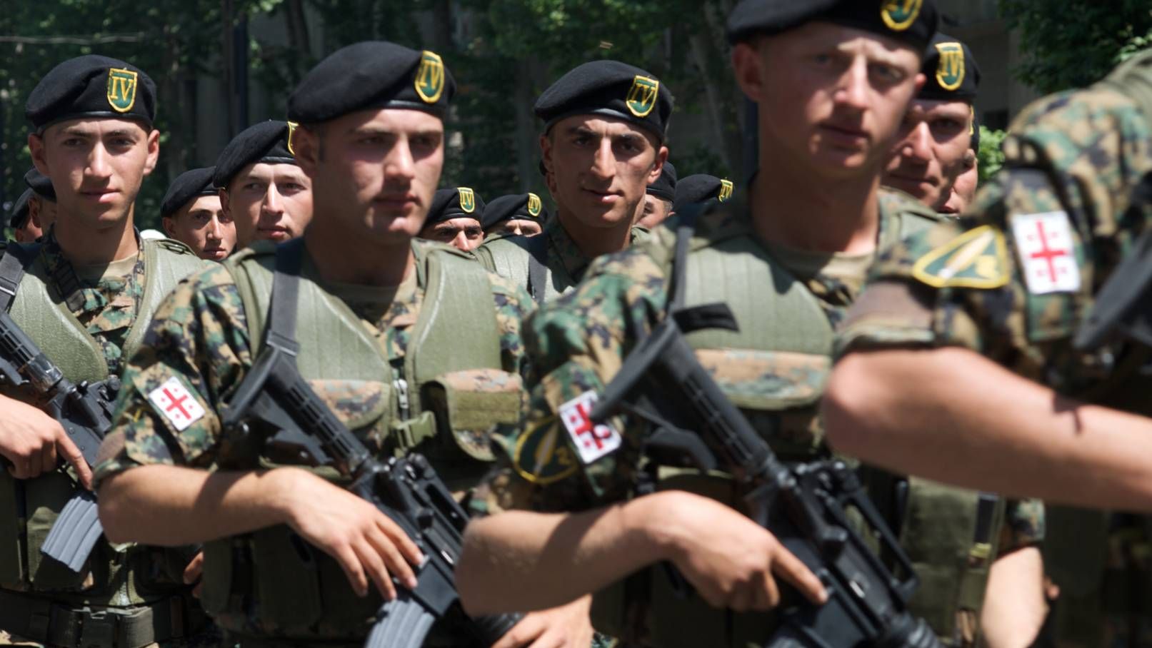 Грузинские солдаты